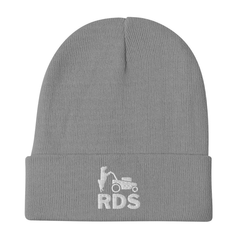 Knit Embroidered Beanie - W RDS Logo