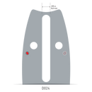 Oregon - 168VXLHD024 - VersaCut Guide Bar, 16", 3/8" Pitch, .058" Gauge, 60 Drive Links