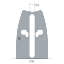 Oregon - 200RNDD196 - PowerCut Guide Bar, 20", 3/8" Pitch, .050" Gauge, 70 Drive Links