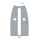 Oregon - 168RNDD009 - PowerCut Guide Bar, 16", 3/8" Pitch, .058" Gauge, 60 Drive Links