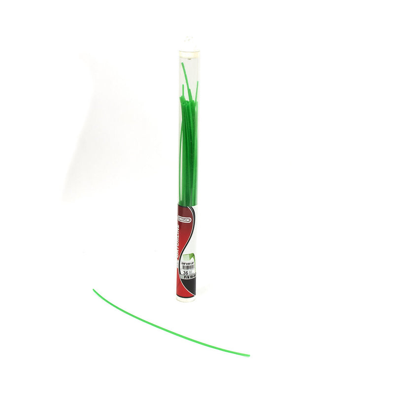 Oregon Trimmer Line - 19-006 - Green Gatorline - Square - .095" Gauge, Pre-Cut, 90 Pieces, 16-1/4" per Piece