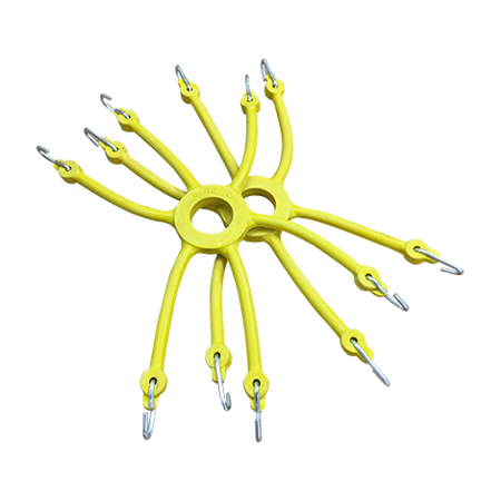 BCS Spider Bungee Yellow Set of 2 - 922SCSBY