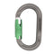 DMM - A327 - Titanium/green Ultra-O Range Aluminum Carabiner