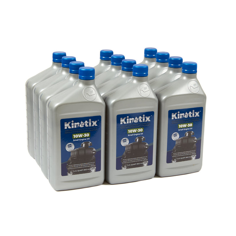 Kinetix - 80001 - 10W-30 Small Engine Oil - 1 Quart Bottle, 12 per Case