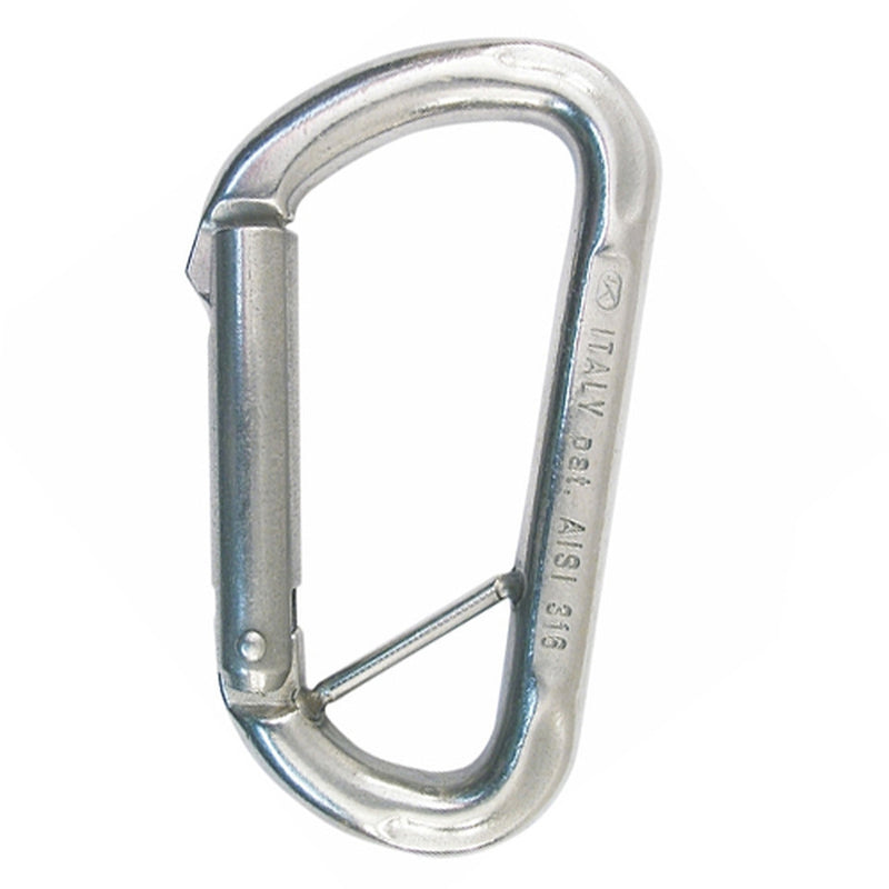 KONG - KNG567 - Asymmetric Steel Carabiner Non-Locking w/ Bar