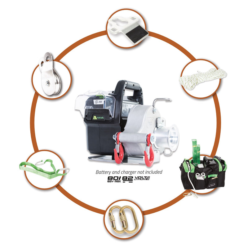 Portable Winch - PCW3000-LI-VK - Pulling Winch Off Road Kit