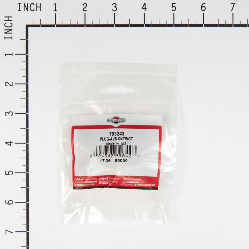Briggs & Stratton - 793243 - Counterweight Plug