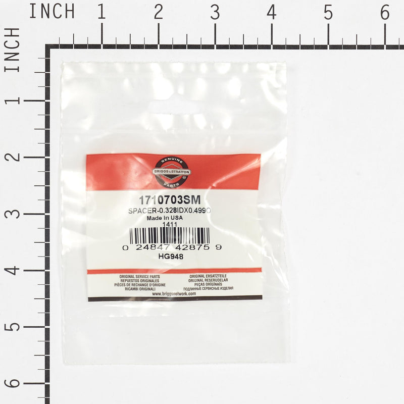 Briggs & Stratton - 1710703SM - SPACER-0.328IDX0.499O