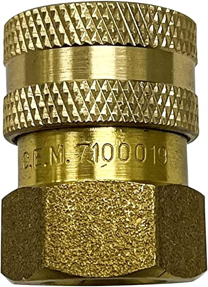 Simpson - 7100019 - Coupler; 3/8  Qc(F) X 3/8  Npt