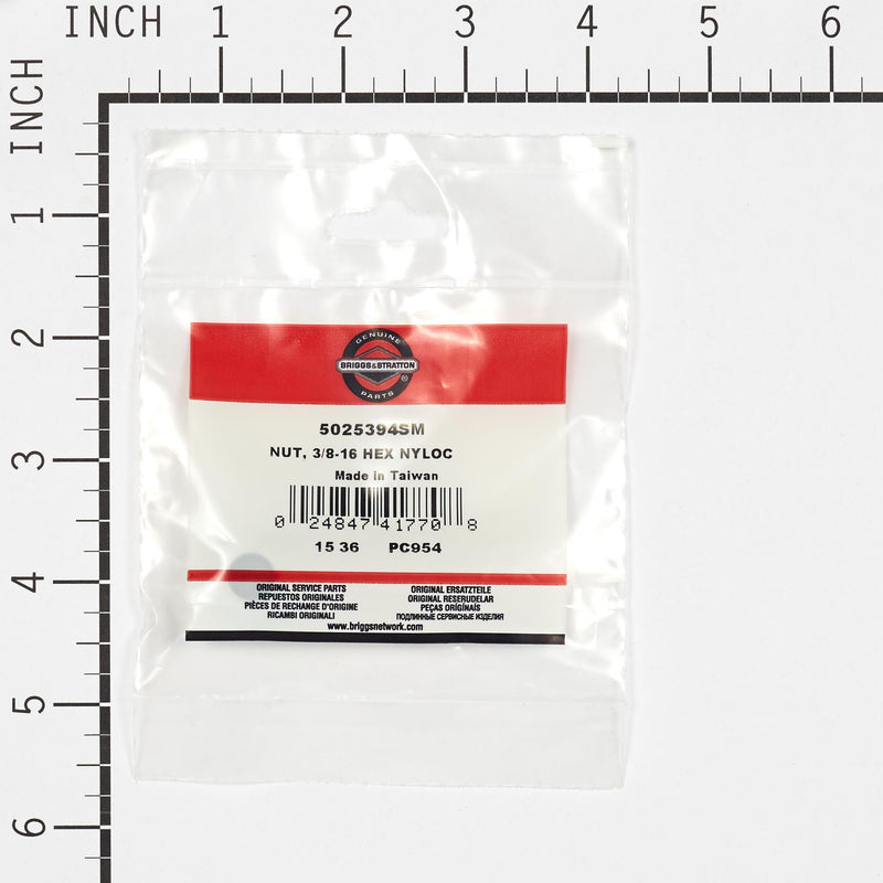 Briggs & Stratton - 5025394SM - 3/8-16 Hex Lock Nut