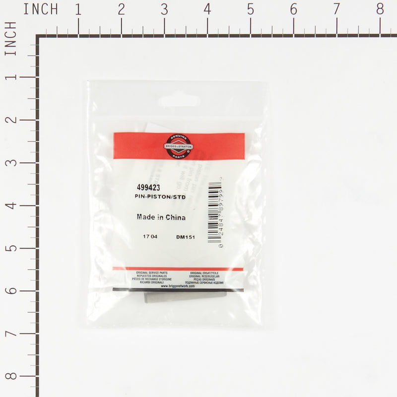 Briggs & Stratton - 499423 - PIN-PISTON/STD