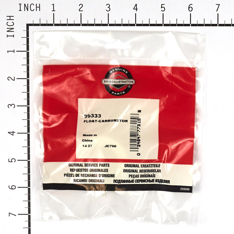 Briggs & Stratton - 99333 - FLOAT-CARBURETOR