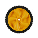 MTD - 634-04100A - Wheel Assembly, 8 x 1.8 - Yellow