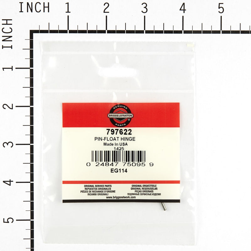 Briggs & Stratton - 797622 - PIN-FLOAT HINGE