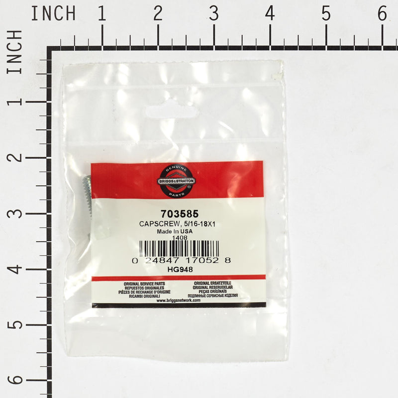 Briggs & Stratton - 703585 - CAPSCREW 5/16-18X1