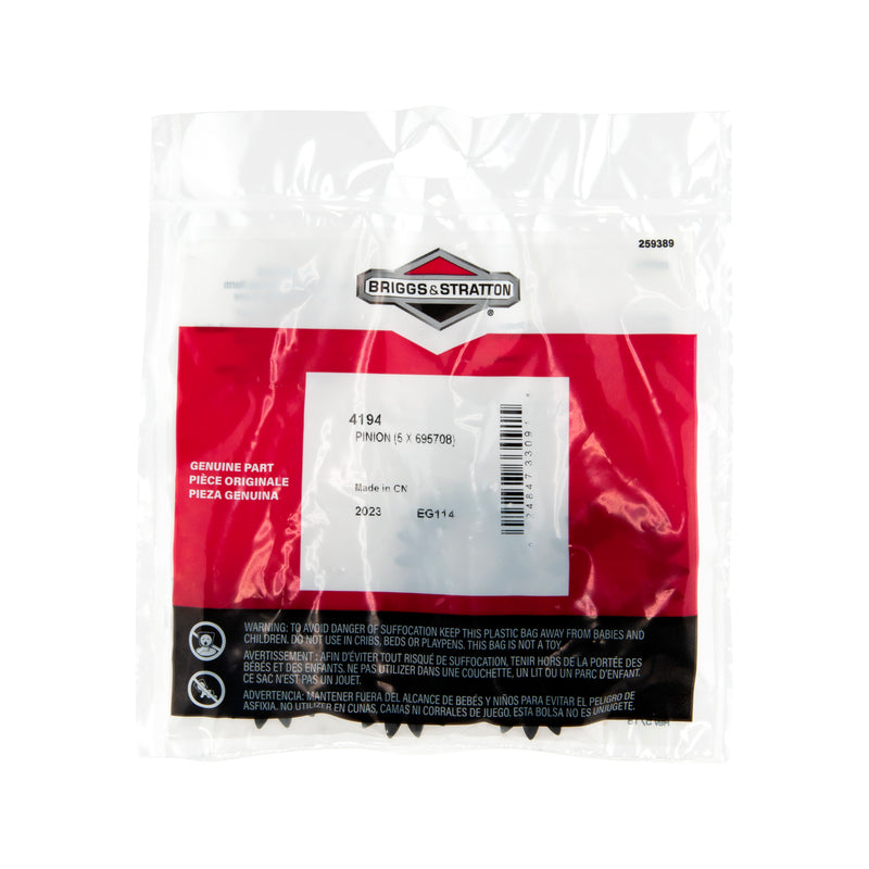 Briggs & Stratton - 4194 - PINION (5 X 695708)
