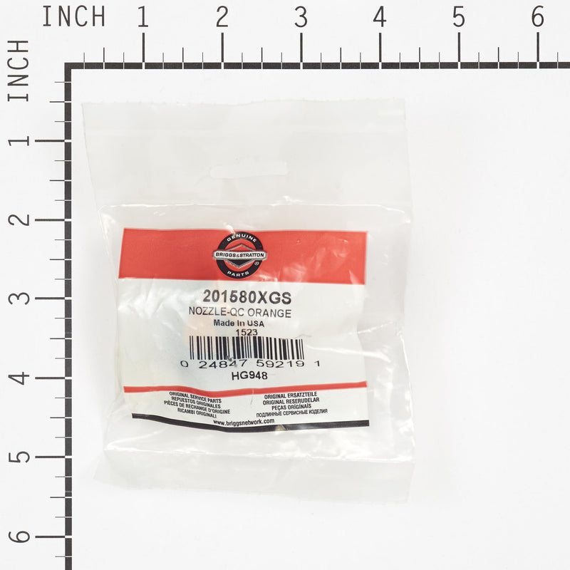Briggs & Stratton - 201580XGS - NOZZLE-QC ORANGE