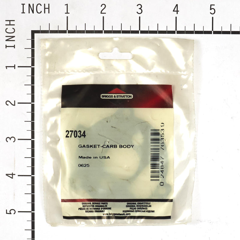 Briggs & Stratton - 27034 - GASKET-CARB BODY