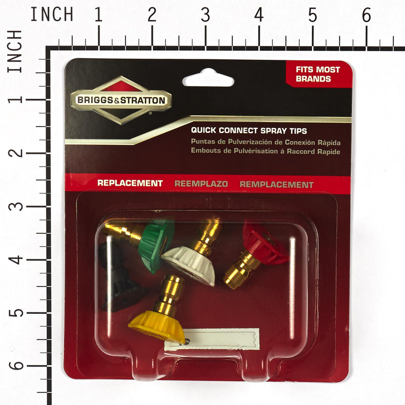 Briggs & Stratton - 6193 - Quick Connect Nozzle Spray Tips for Pressure Washers