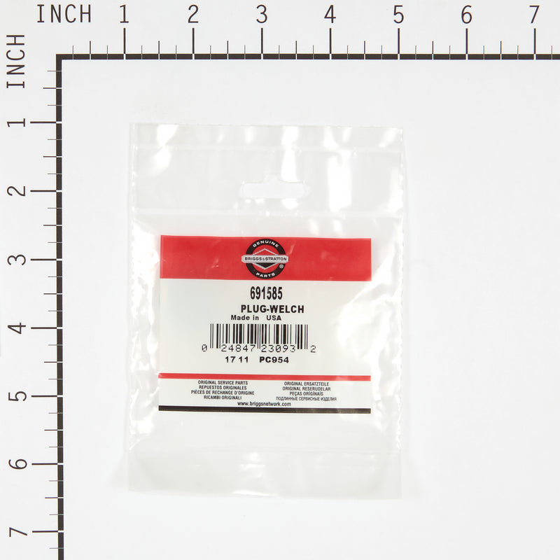 Briggs & Stratton - 691585 - PLUG-WELCH