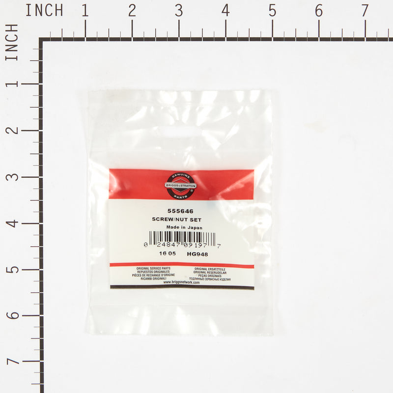 Briggs & Stratton - 555646 - SCREW/NUT SET