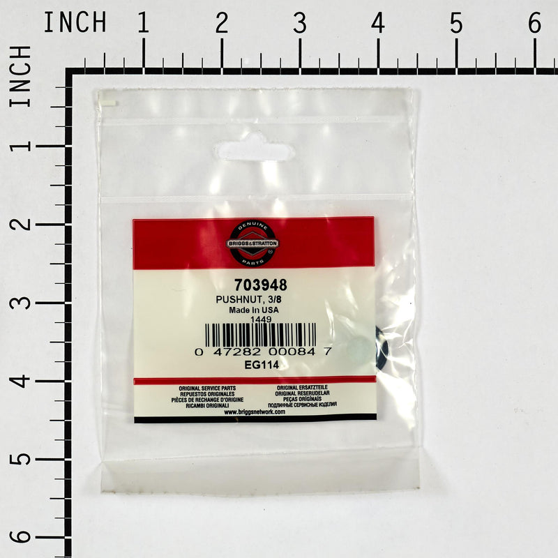 Briggs & Stratton - 703948 - 3/8" Pushnut Cap