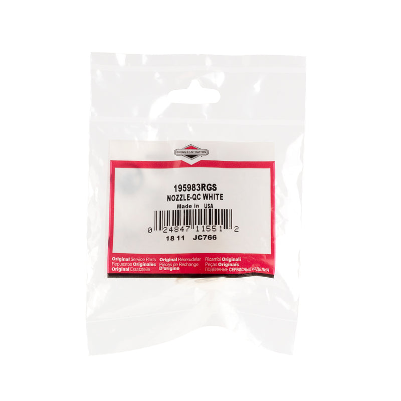 Briggs & Stratton - 195983RGS - NOZZLE-QC WHITE