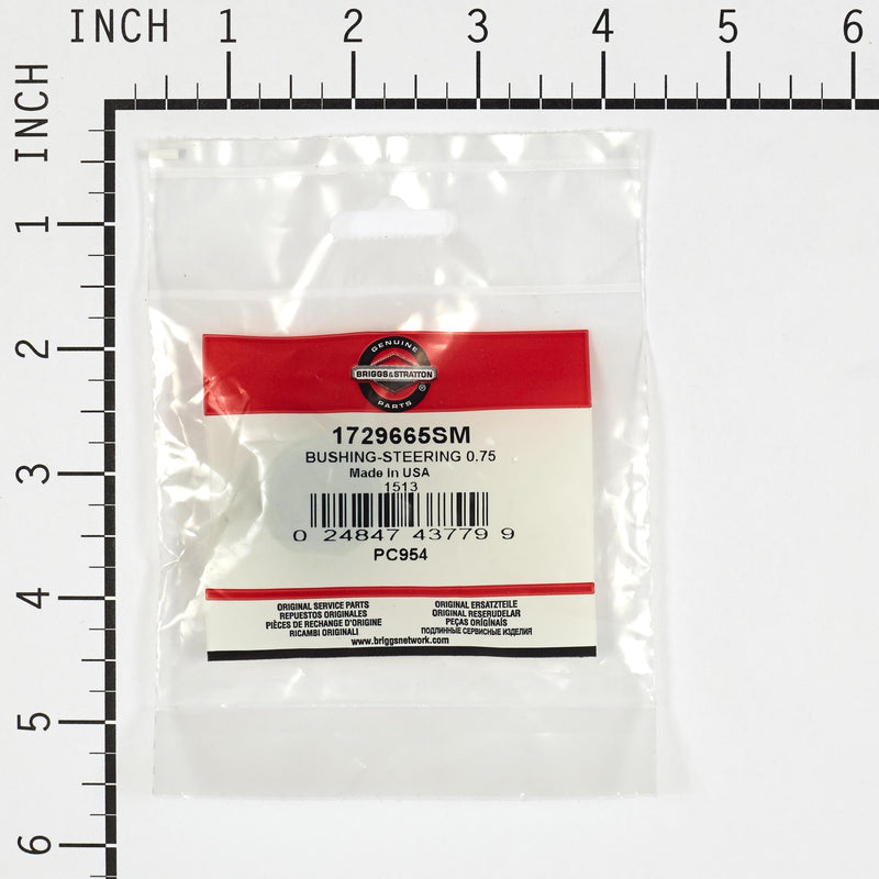 Briggs & Stratton - 1729665SM - BUSHING-STEERING 0.75