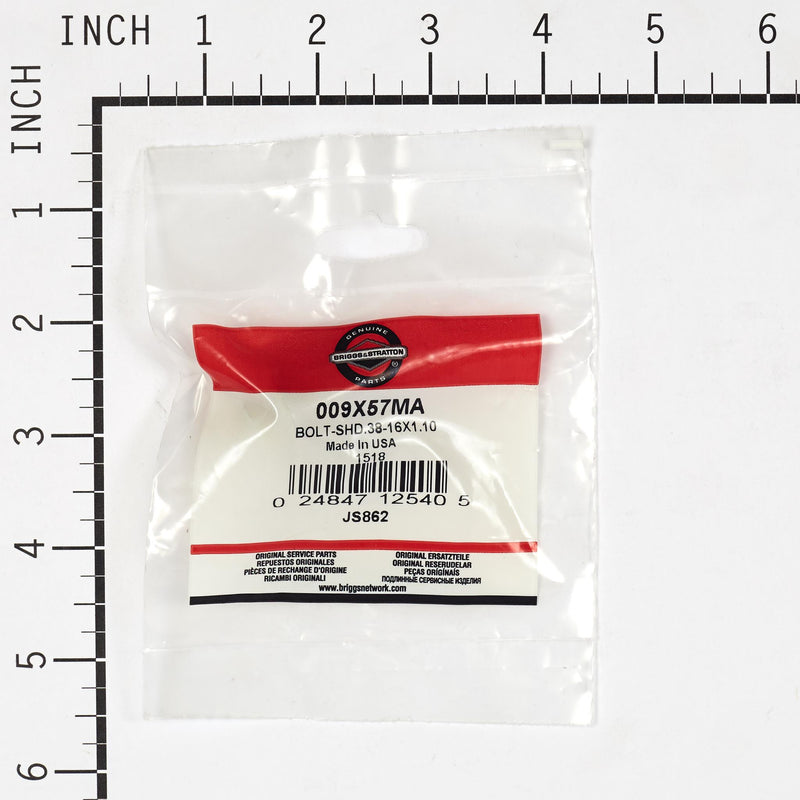 Briggs & Stratton - 9X57MA - BOLT-SHD.38-16X1.10