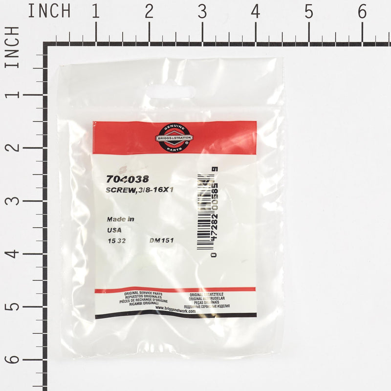 Briggs & Stratton - 704038 - SCREW3/8-16X1