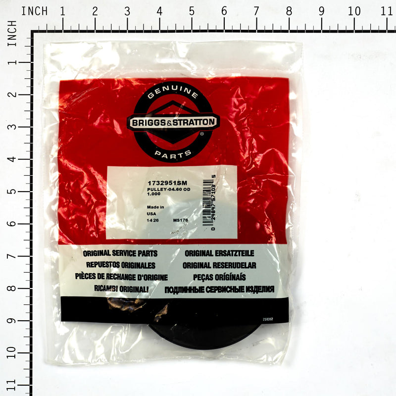 Briggs & Stratton - 1732951SM - PULLEY-04.60 OD 1.000