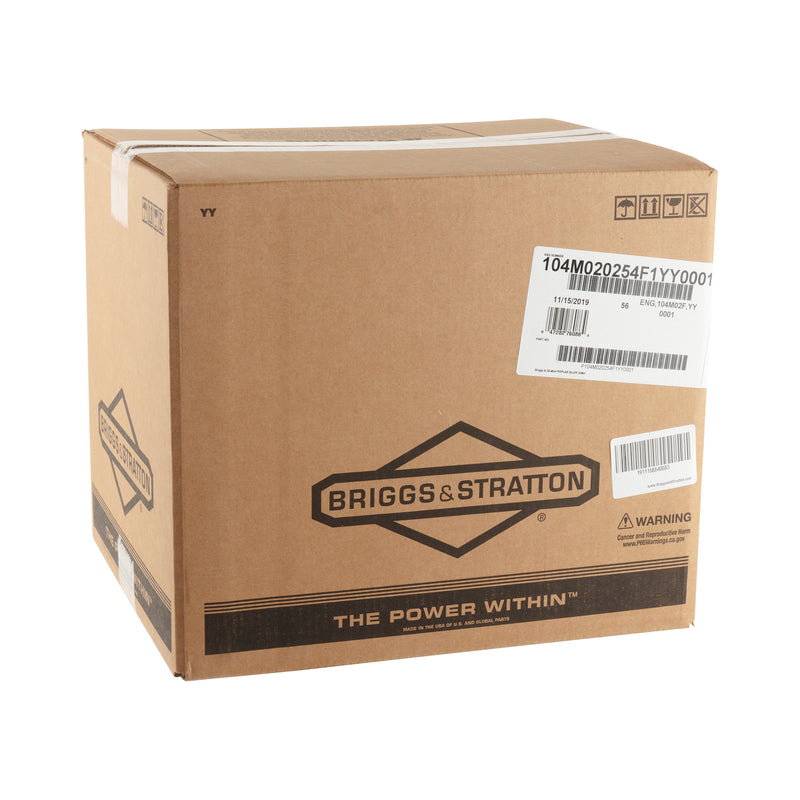 Briggs & Stratton - 104M02-0254-F1 - EXi Series, Single Cylinder, 4-Cycle Gas Engine, Check N' Add, 25mm x 3-5/32"