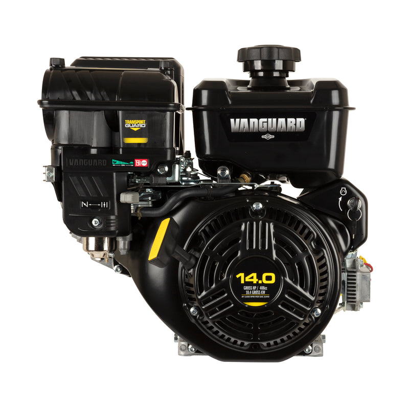 Briggs & Stratton - 25V337-0012-F1 - Vanguard Series, Single Cylinder, 4-Cycle Gas Engine, 1" x 3-31/64" Crankshaft, Electric Starter, 20A Alternator