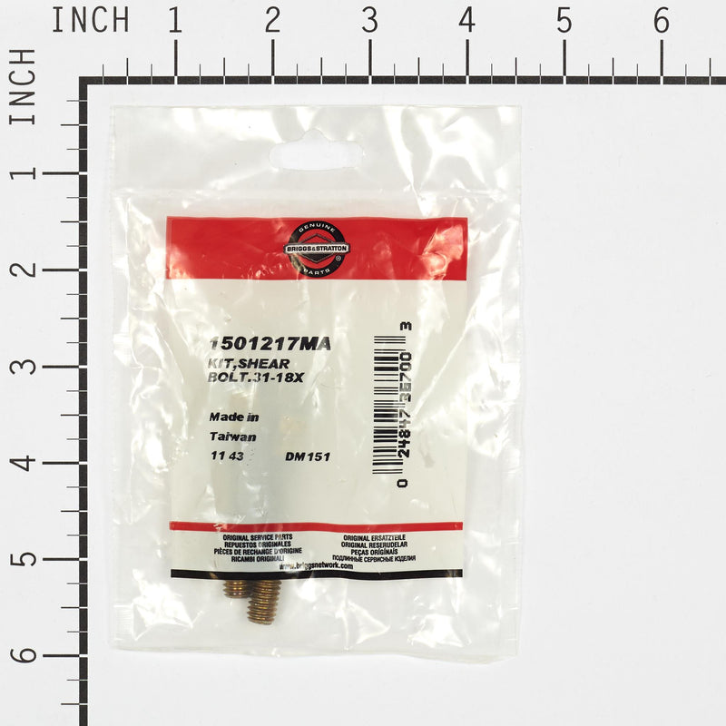 Briggs & Stratton - 1501217MA - KITSHEAR BOLT.31-18X