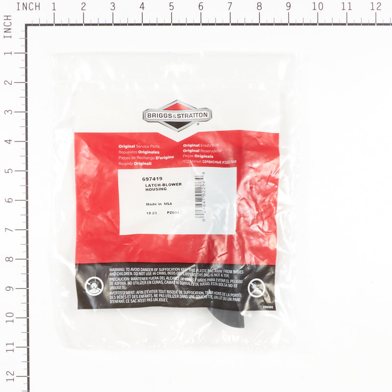 Briggs & Stratton - 697419 - LATCH-BLOWER HOUSING