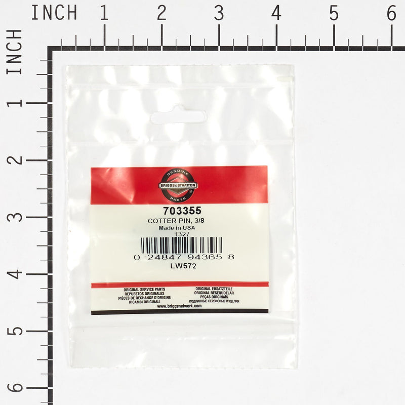 Briggs & Stratton - 703355 - COTTER PIN 3/8