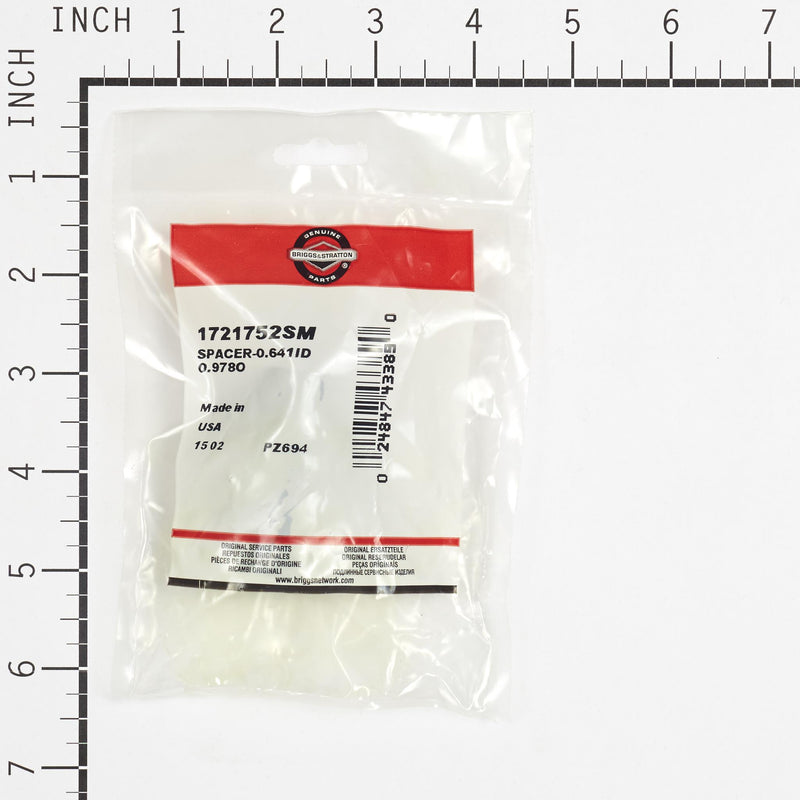 Briggs & Stratton - 1721752SM - SPACER-0.641ID 0.978O