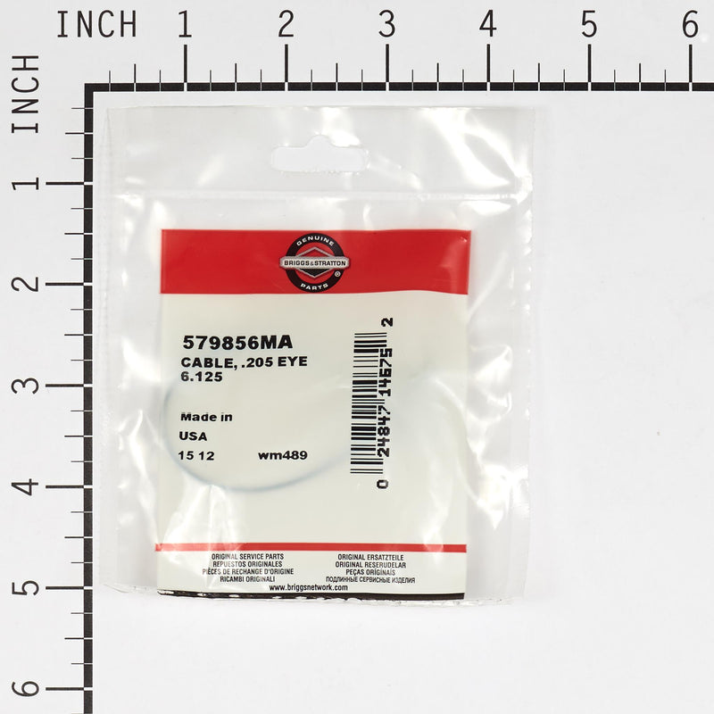 Briggs & Stratton - 579856MA - CABLE .205 EYE 6.125