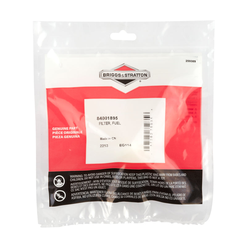 Briggs & Stratton - 84001895 - 40 Micron Fuel Filter