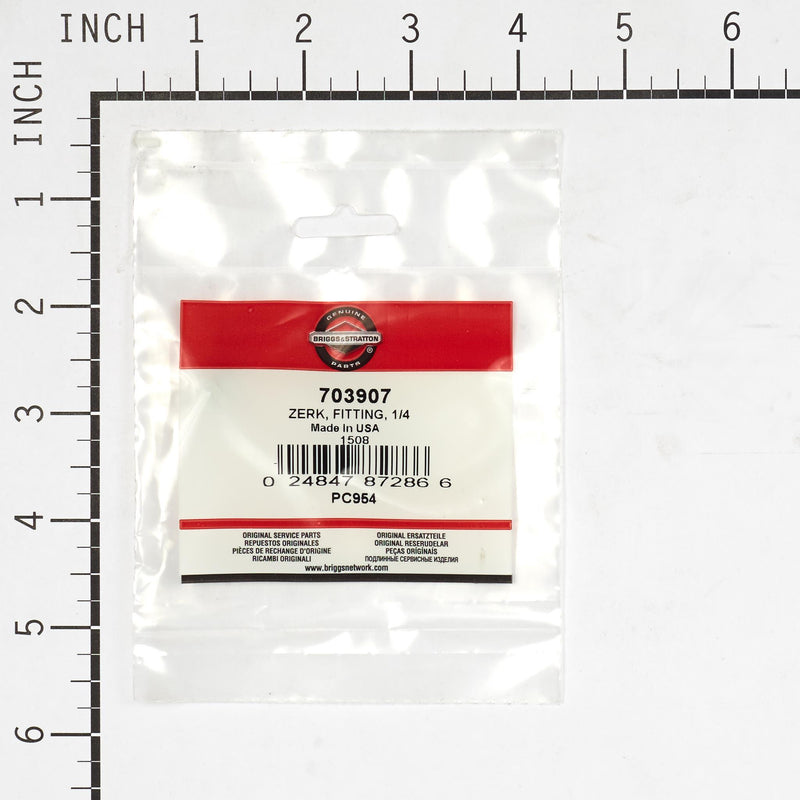 Briggs & Stratton - 703907 - ZERK FITTING 1/4