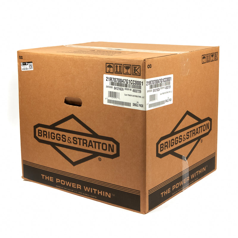 Briggs & Stratton - 21R707-0047-G1 - Intek Series, Single Cylinder, Air Cooled, 4-Cycle Gas Engine, 1" x 3-5/32" Crankshaft