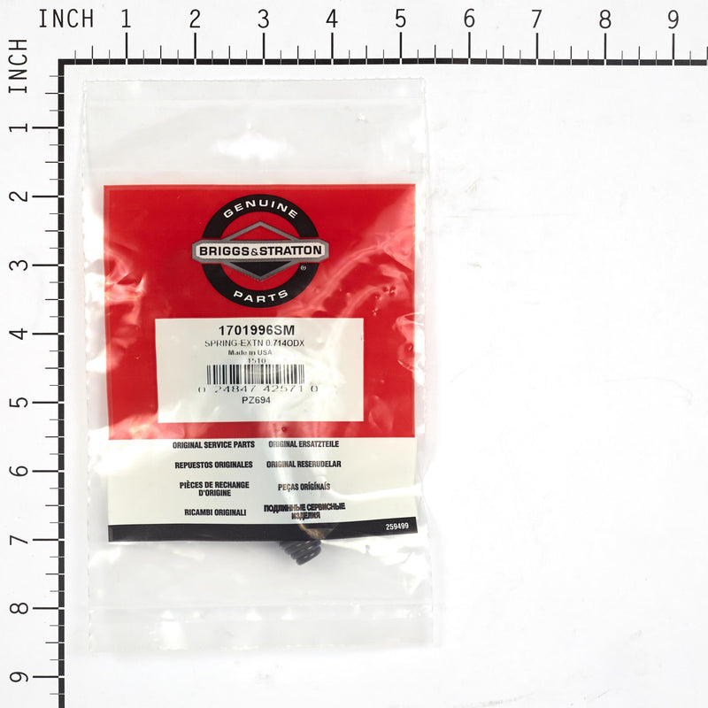 Briggs & Stratton - 1701996SM - SPRING-EXTN 0.714ODX