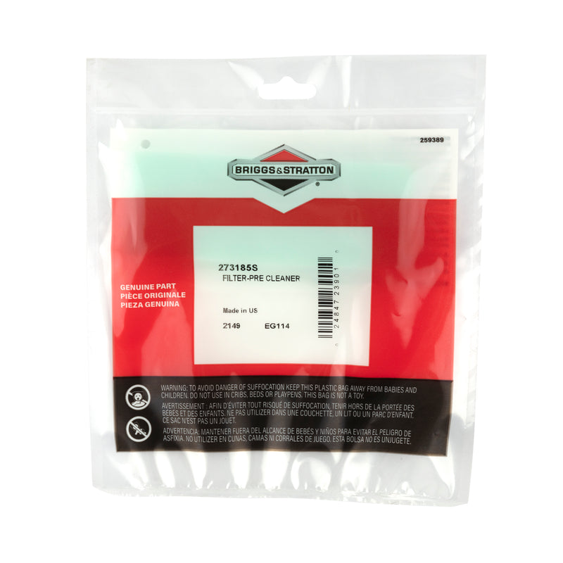 Briggs & Stratton - 273185S - FILTER-PRE CLEANER