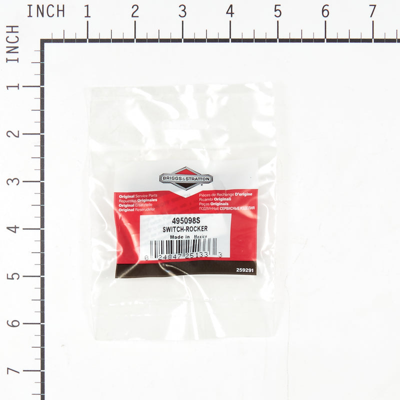 Briggs & Stratton - 495098S - Rocker Switch