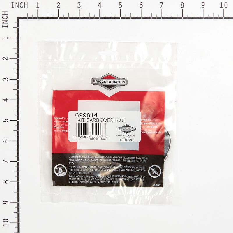 Briggs & Stratton - 699814 - KIT-CARB OVERHAUL