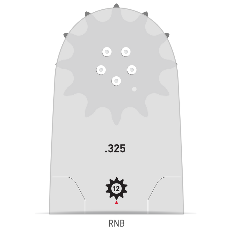 Oregon - 183RNBD025 - PowerCut Guide Bar, 18", .325" Pitch, .063" Gauge, 74 Drive Links