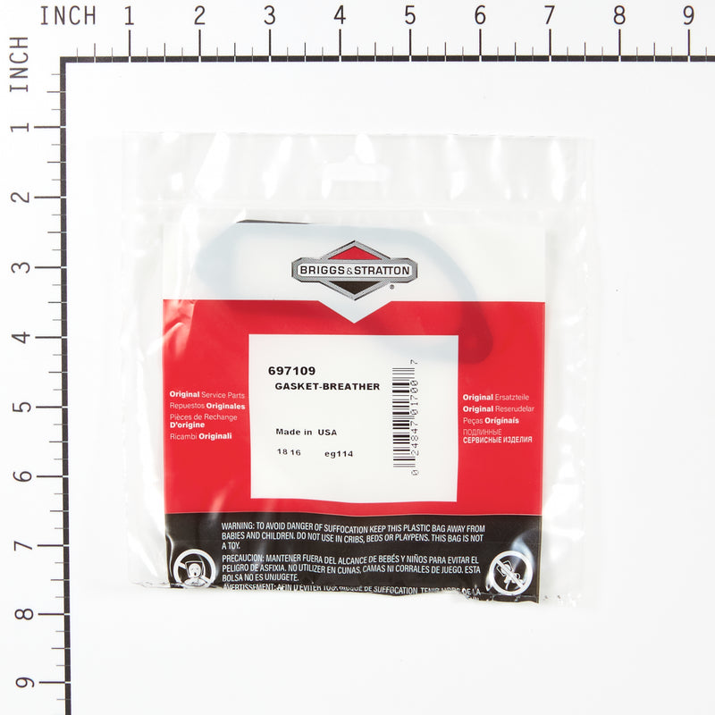 Briggs & Stratton - 697109 - GASKET-BREATHER