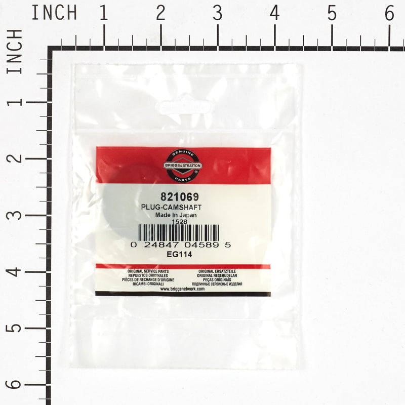 Briggs & Stratton - 821069 - PLUG-CAMSHAFT