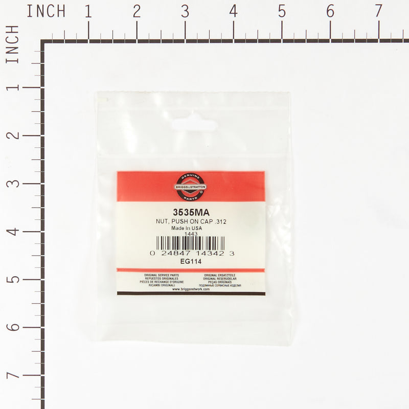 Briggs & Stratton - 3535MA - NUT PUSH ON CAP .312