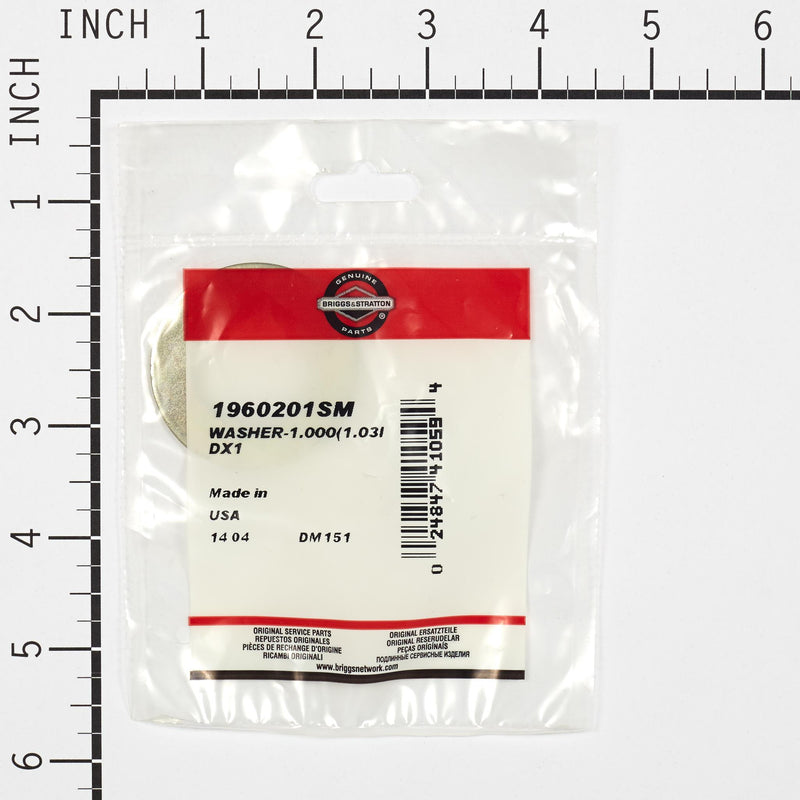 Briggs & Stratton - 1960201SM - WASHER-1.000(1.03IDX1